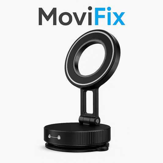 Soporte Magnético MoviFix 360° con Ventosa Plegable™